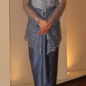 Dana Kebaya in Denim Blue