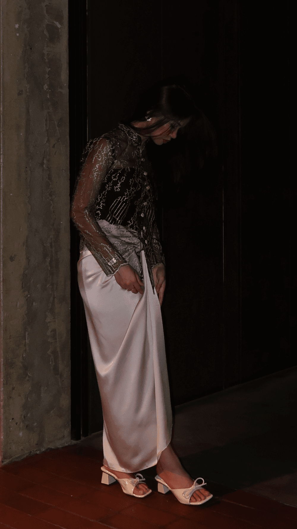 Maia Kebaya in Black Nude