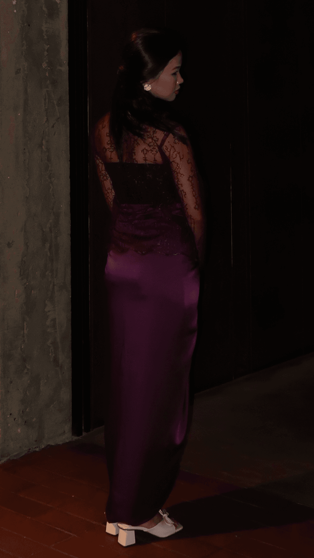 Maia Kebaya in Burgundy