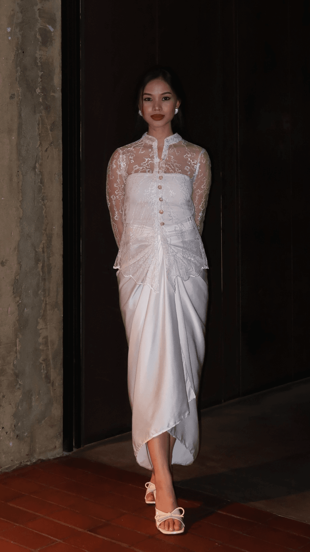 Maia Kebaya in White